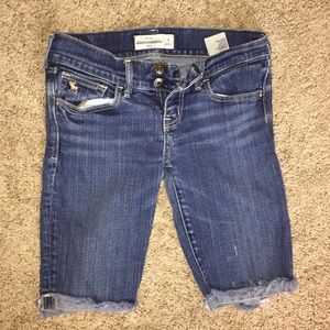 Girls Abercrombie Knee Shorts
